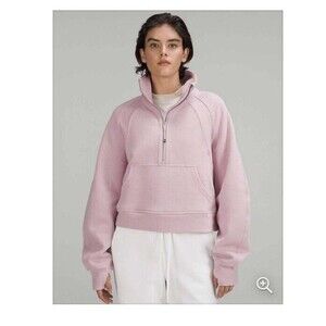 lululemon Scuba Oversized Funnel Neck ,Pink Peony,‎ M/L